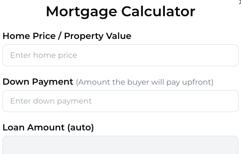 Calculate Your Monthly Mortgage Payments