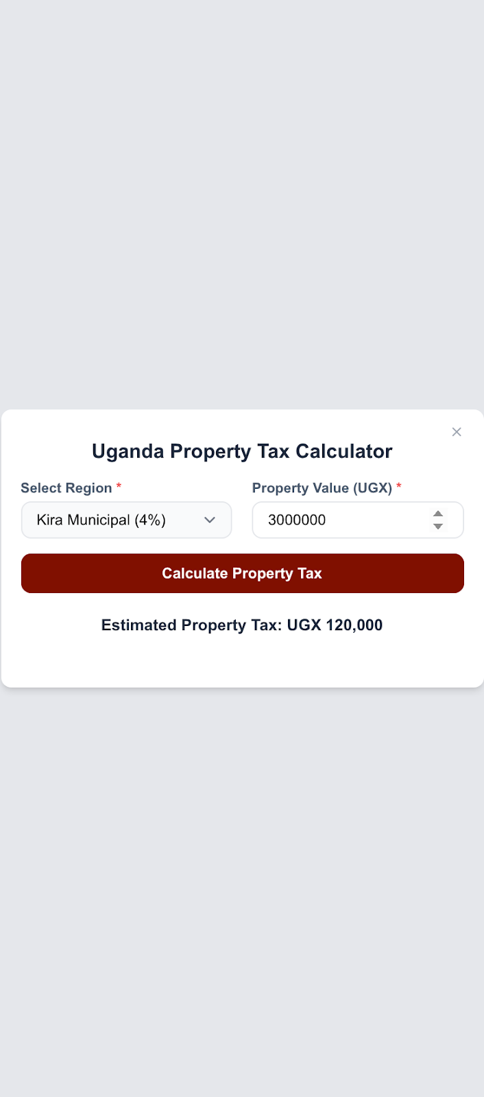 Calculate Your Property Tax In Seconds